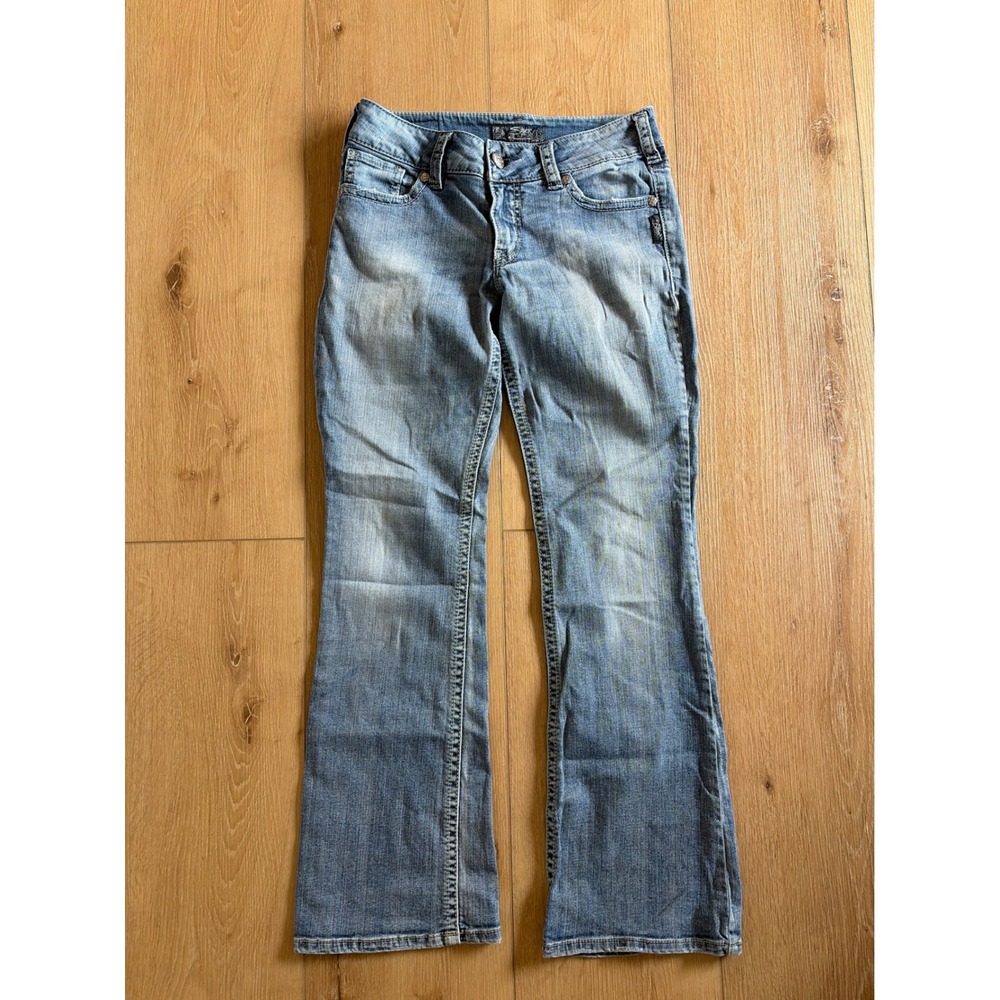 Silver Jeans Co Suki Mid Rise Bootcut Jeans Medium Wash Blue W29 L32 L9316SVA168